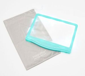 lot 49201 image: Retail - $27.50 MagniPros 3x Ultra Bright Page Magnifier wAnti-Glare Dimmable, Black