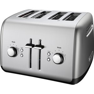 lot 49243 image: Retail $79.98 KitchenAid KMT4115 4-Slice Toaster with Manual High-Lift Lever