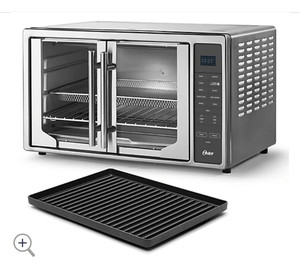 lot 49254 image: Oster XL 11-in-1 Digital French Door Air Fry & Grill Convection Oven