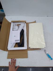 lot 49256 image: LG Window Air Conditioner Window Kit for Model LW1516ER
