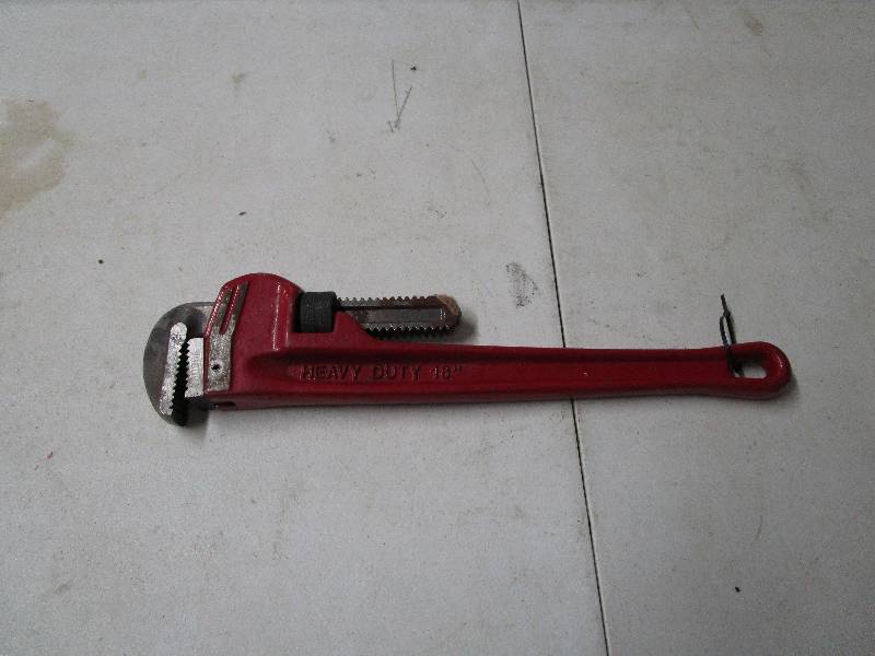 lot 598 image: Large Pipe Wrench