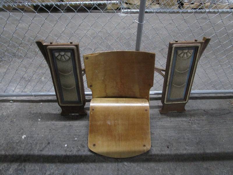 lot 618 image: Antique Art Deco Chair No Hardware
