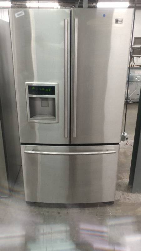 lot 1013 image: LG Stainless Front 3 Door Household Refrigerator