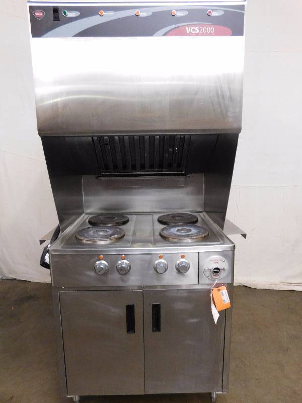 lot 200 image: Wells VCS2000 Ventless 4 Burner wAnsul System