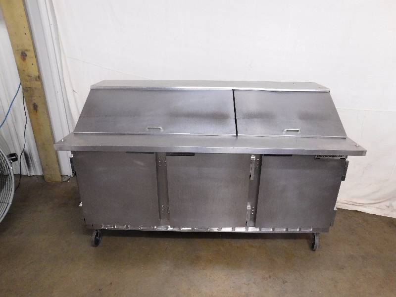 lot 202 image: Beverage Air 6 Foot Mega Top Prep Table