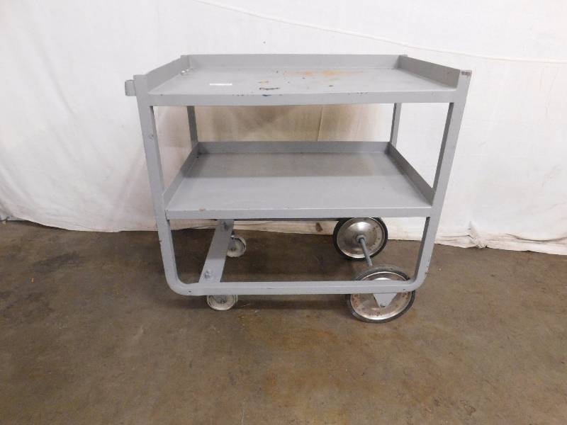 lot 221 image: Metal Utility Cart