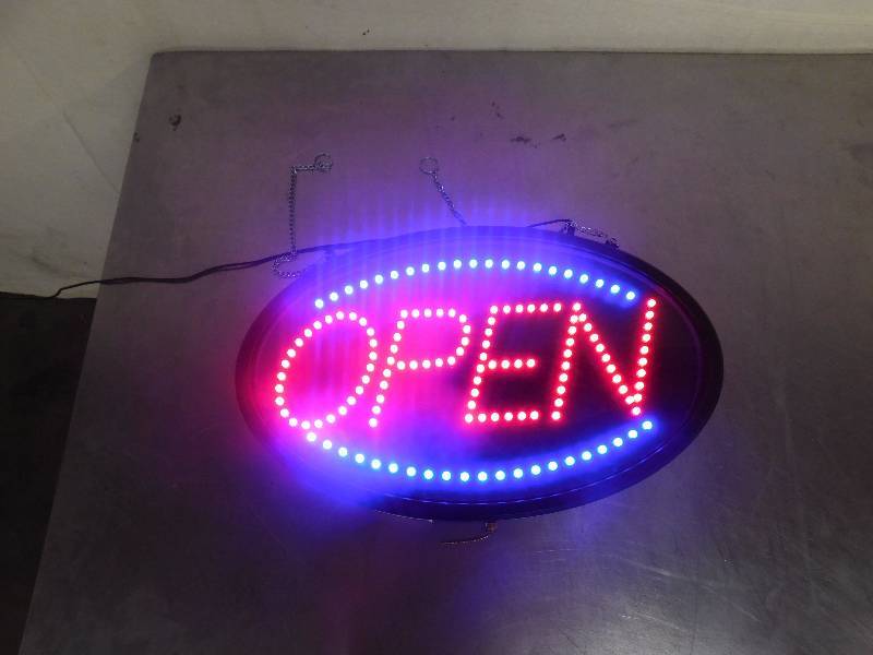 lot 275 image: Millennium Systems Hanging Open Sign