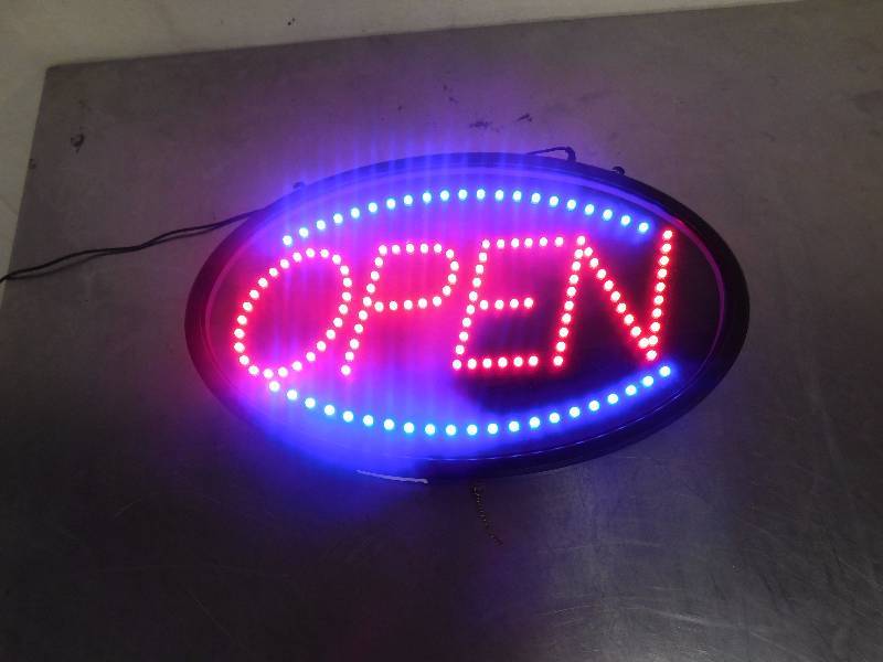 lot 276 image: Millennium Systems Hanging Open Sign