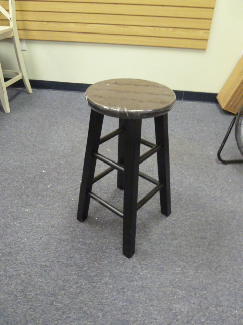 lot 24 image: WOODEN STOOL
