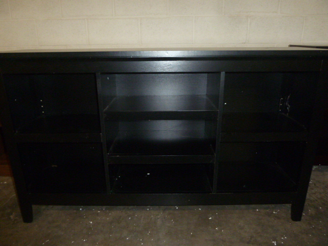 lot 10 image: HORIZONTAL BOOKCASE - HAS SOME DAMAGE