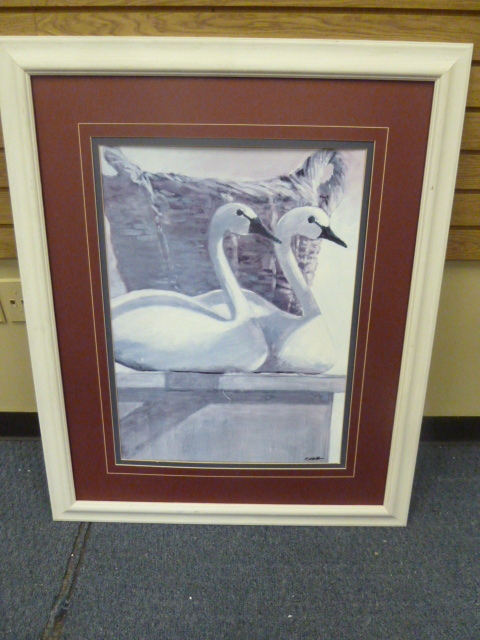 lot 154 image: SWAN PRINT