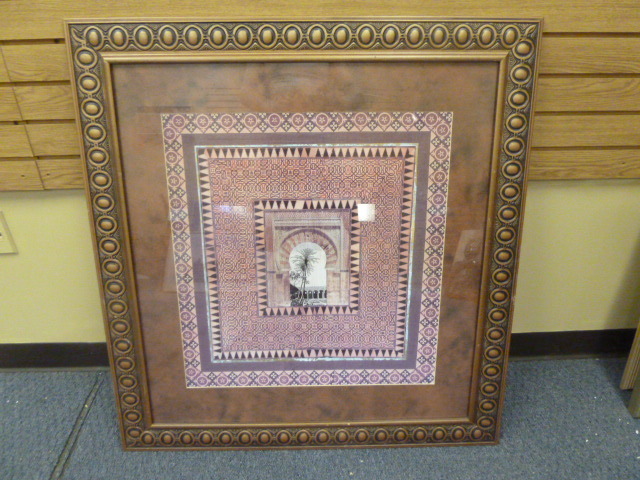 lot 153 image: DECORATIVE PALM PRINT