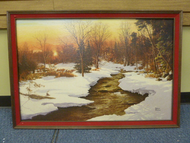 lot 149 image: SNOWY CREEK PRINT