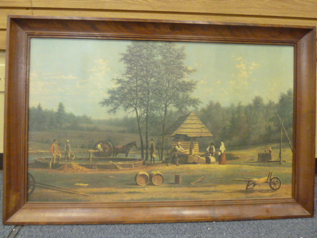 lot 148 image: OLD GRINDING MILL PRINT