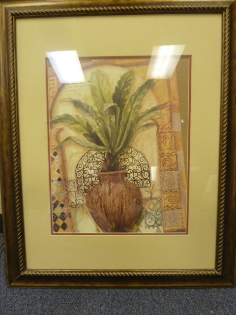 lot 145 image: FERN VASE PRINT