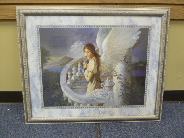 lot 142 image: BEAUTIFUL ANGEL PAINTING