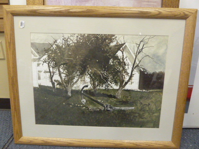 lot 133 image: YARD TREE PRINT
