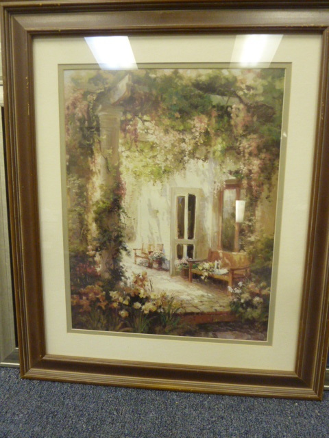 lot 131 image: GARDEN PRINT
