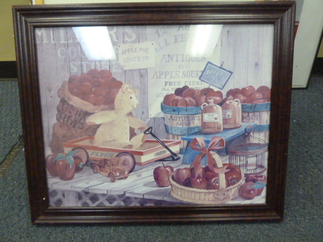 lot 119 image: APPLE PAINTING