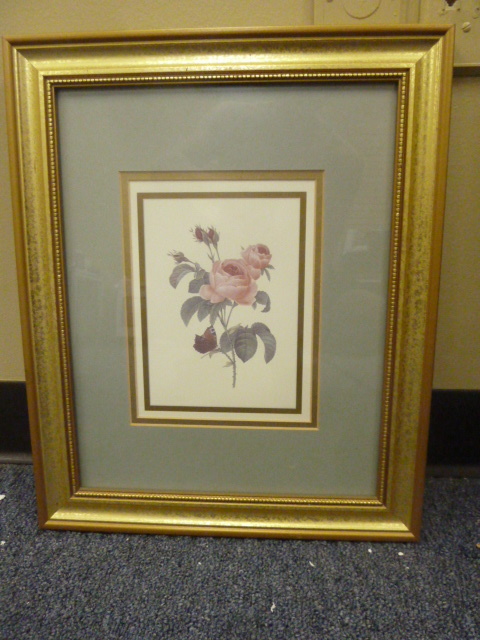 lot 117 image: ROSE PAINTING