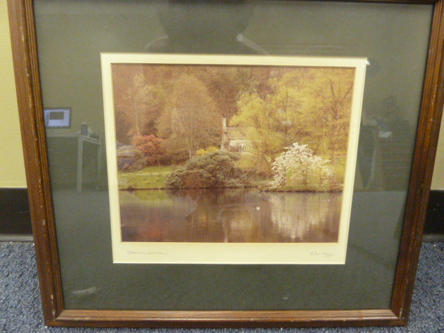 lot 115 image: LAKE PAINTING