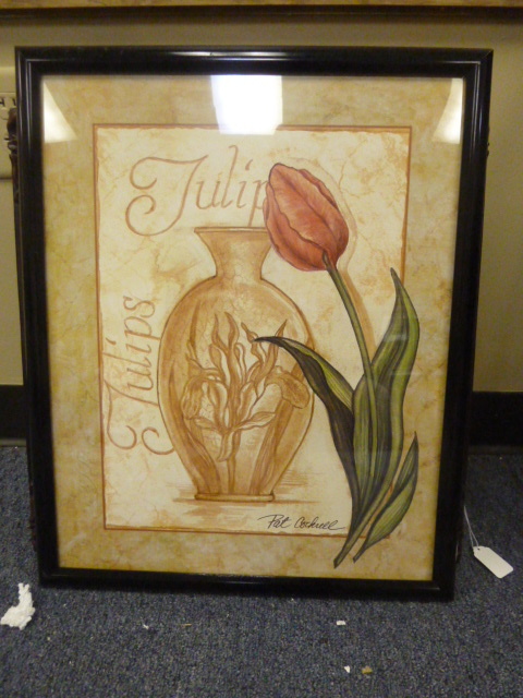 lot 113 image: FLOWER VASE PAINTING
