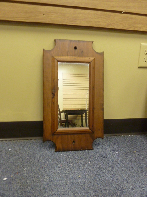 lot 102 image: SMALL WALL MIRROR