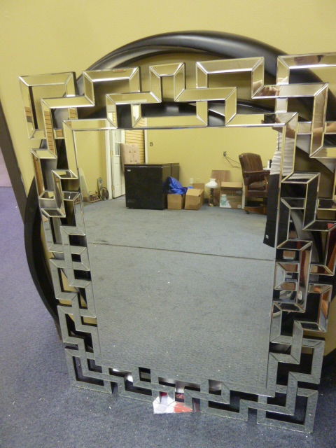 lot 88 image: FANCY LARGE MIRROR