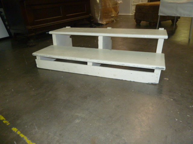 lot 191 image: WOODEN TWO STAIR STEPS