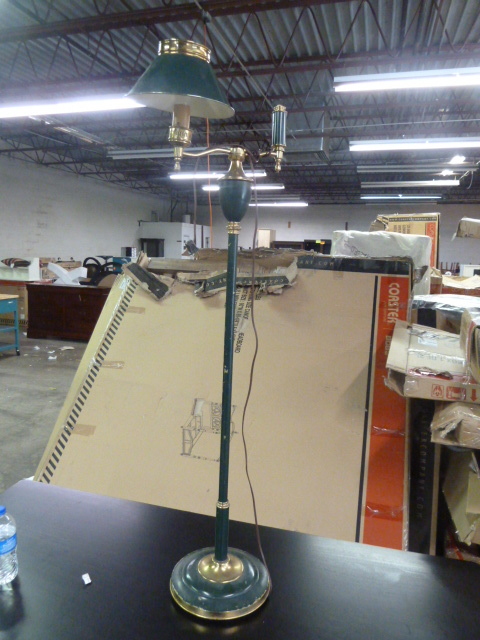 lot 198 image: GREEN LAMP