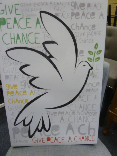 lot 290 image: PEACE PRINT