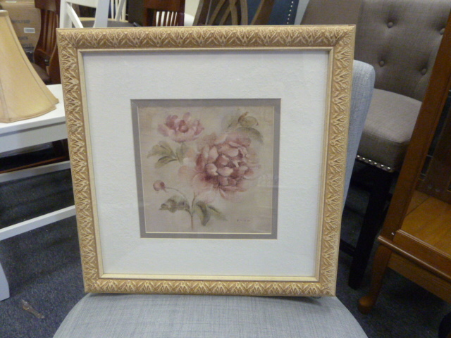 lot 280 image: BEAUTIFUL FLOWER PRINT