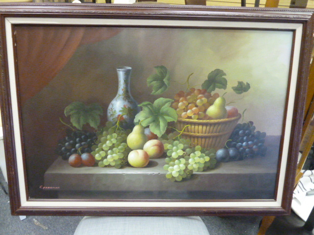 lot 279 image: TABLE TOP FRUIT PRINT