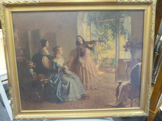 lot 274 image: VICTORIAN WOMEN PRINT