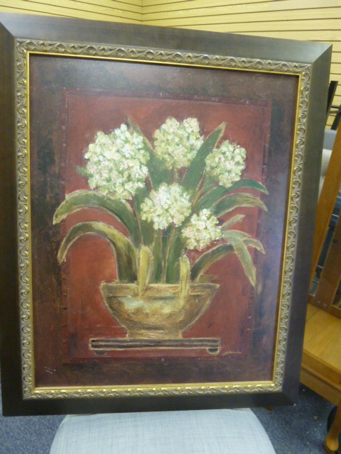 lot 268 image: FLOWER POT PRINT