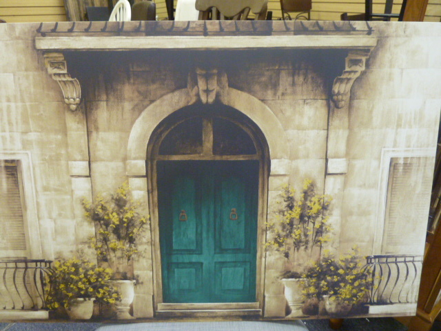 lot 264 image: GREEN DOOR PRINT