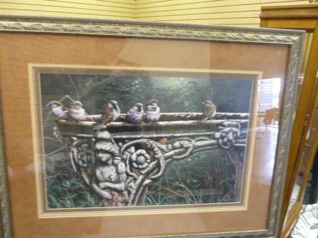 lot 252 image: BIRD BATH PRINT