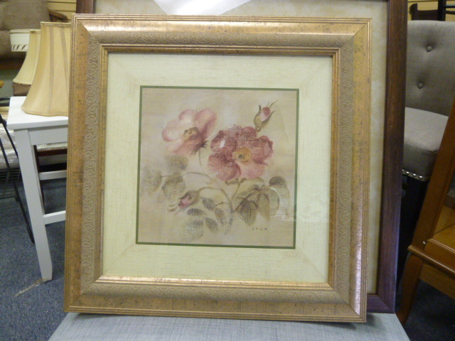 lot 247 image: FLOWER PRINT 3