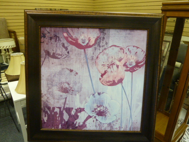 lot 236 image: MODERN ART FLOWER PRINT