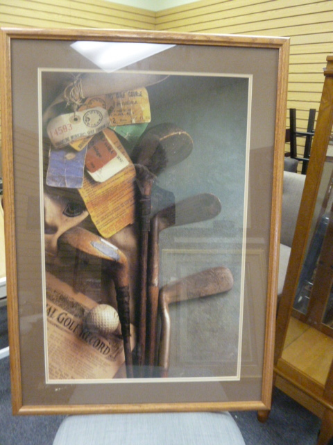 lot 225 image: GOLF PRINT