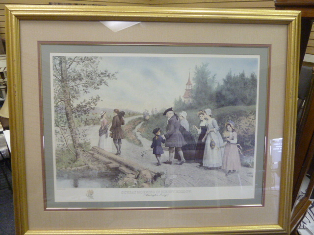 lot 224 image: SUNDAY MORNING IN  SLEEPY HOLLOW