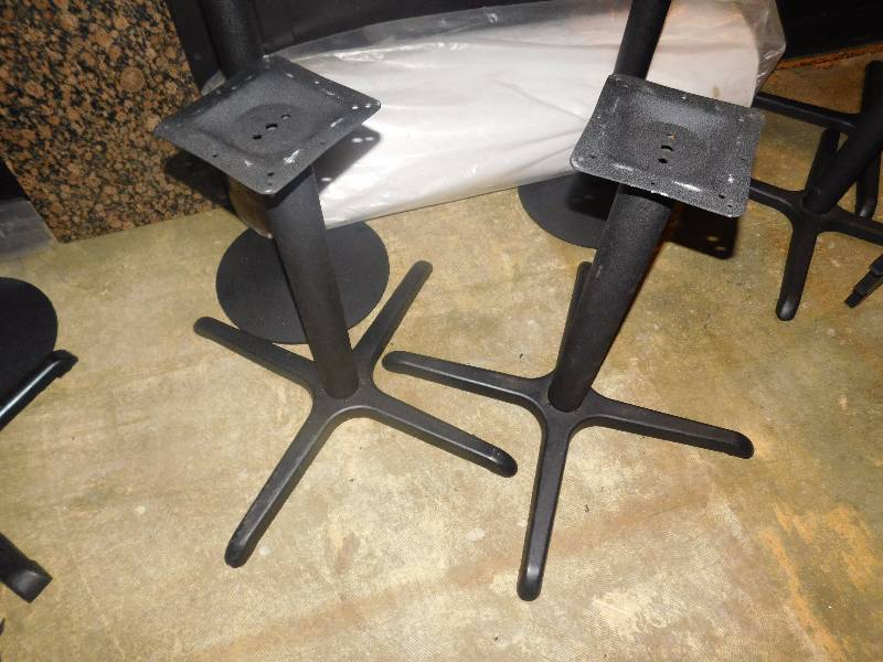 lot 83 image: Lot of 2 Dining Height Table Bases