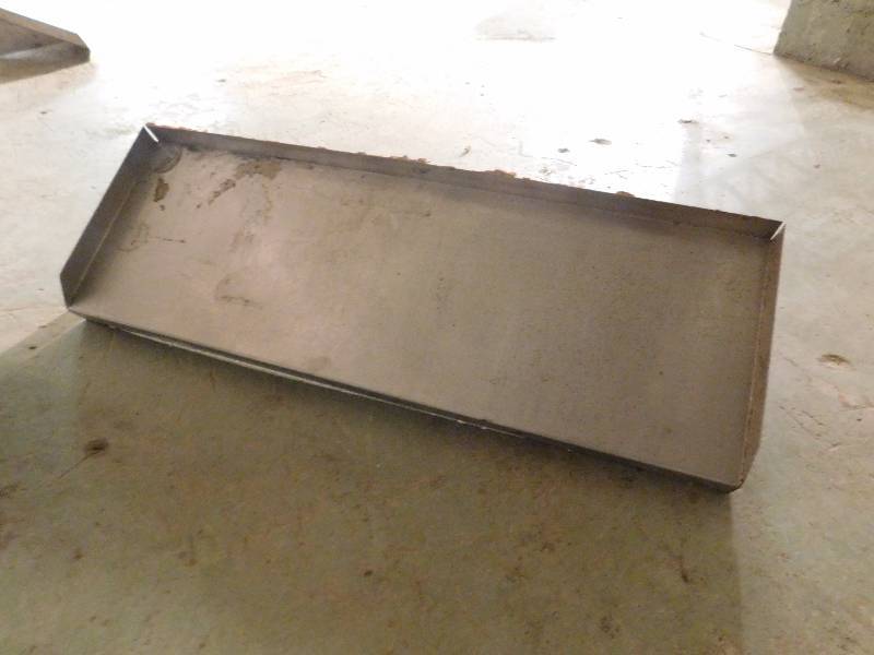 lot 113 image: Stainless Steel Wall Mount Shelf