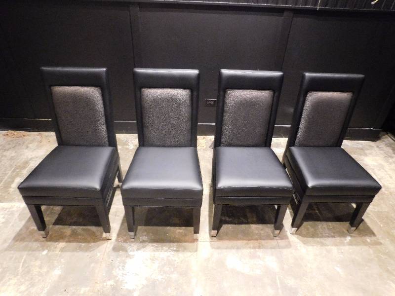 lot 92O image: Lot of 4 Dining Height Chairs