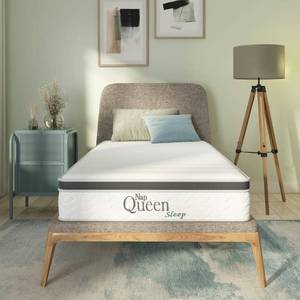 lot 1931 image: NapQueen Maxima Twin Medium Hybrid 8 in. Mattress, White