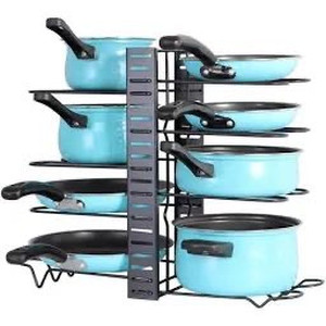 lot 1933 image: 8 tier heavy pan organizer