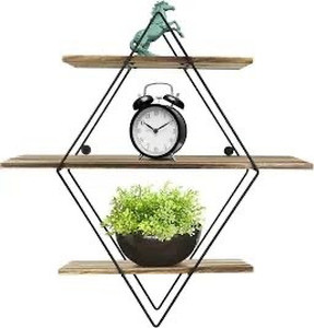 lot 1970 image: Homode diamond floating shelf
