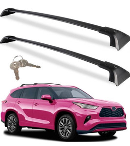 lot 2016 image: Max Loading 260lb Lockable Roof Rack Cross Bars Fit for 2020 2021 2022 2023 Toyota Highlander XLE Limited Platinum Hybrid with Anti-Theft Metal Lockable Crossbars Rooftop Luggage Carrier
