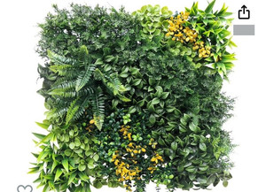 lot 2057 image: Windscreen4less 12 pcs 20 x 20 Artificial Boxwood Panels Topiary Hedge Plant Grass Wall Privacy Screen for Outdoor Indoor Garden Backyard Wedding Decor