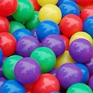 lot 2070 image: plastic play balls 100ct
